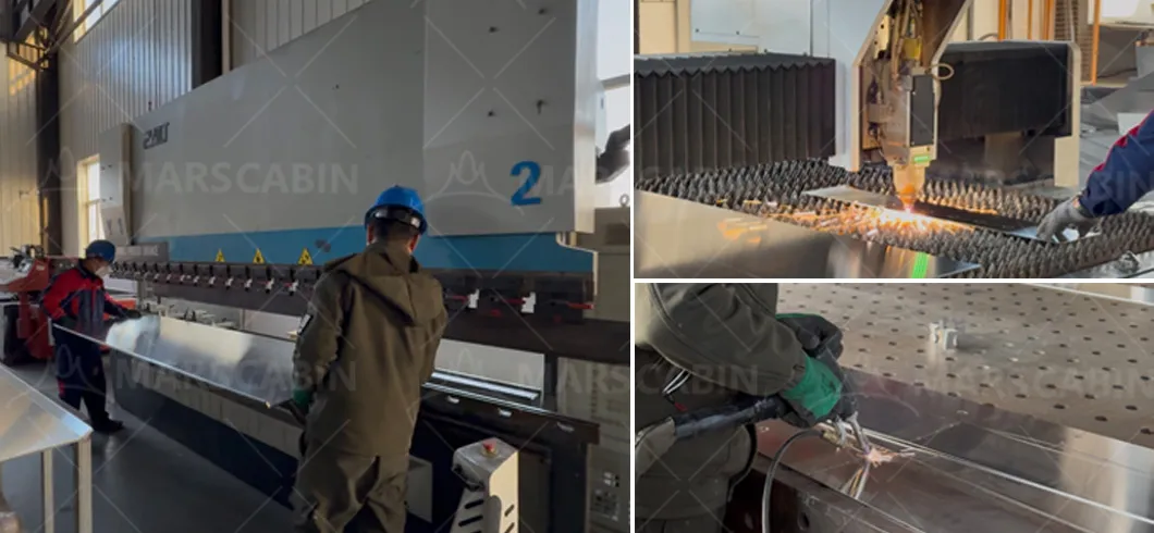 Proceso de fabricación modular e inspección de calidad
