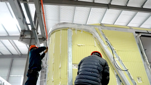 Taller industrial modular prefabricado – nave de producción de acero
