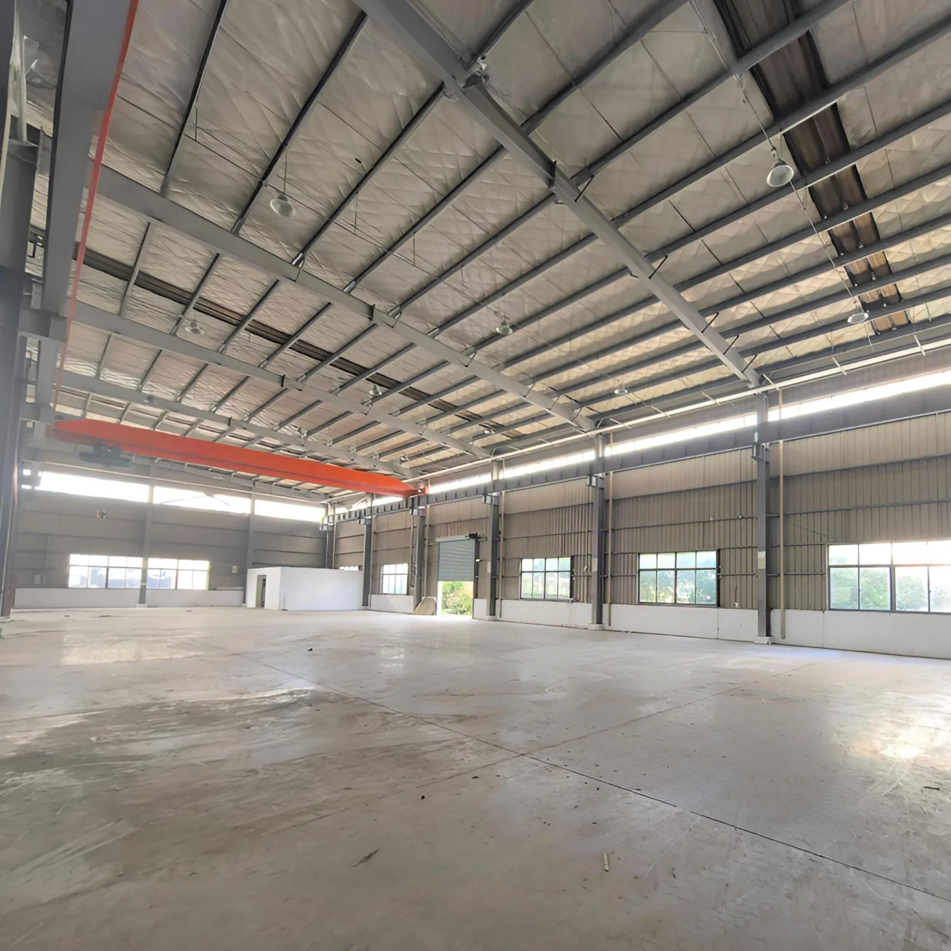 Buen precio, duradero, aislado, personalizado, edificio modular de acero con truss de grúa de almacén de China RS-C9999