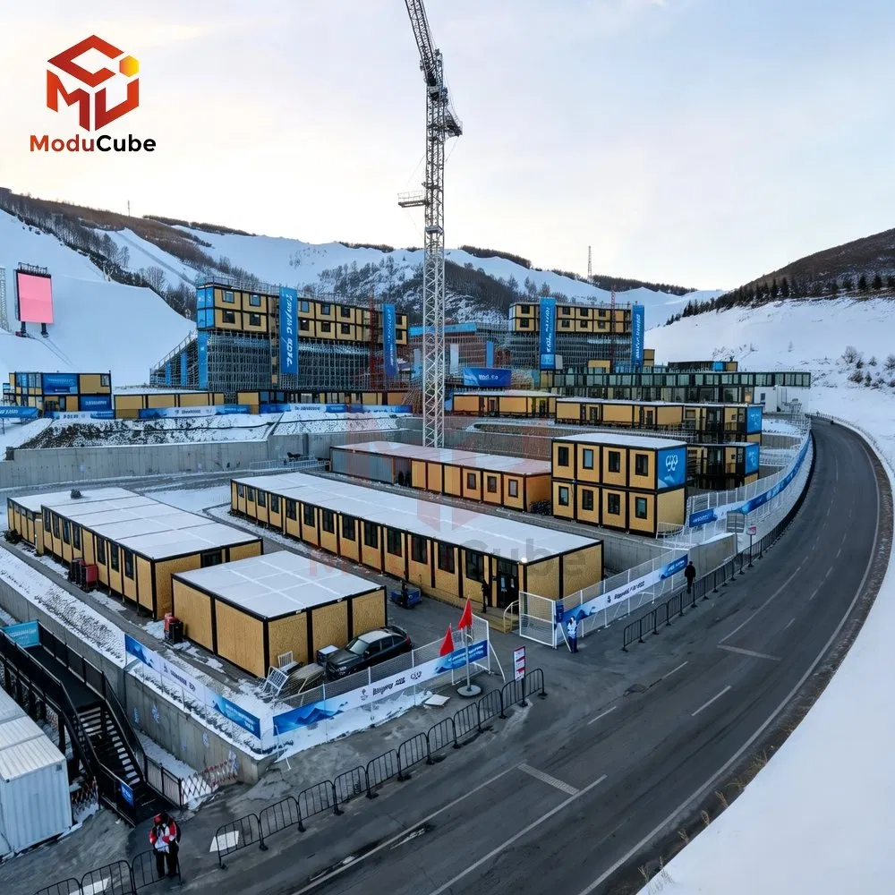 Casa modular de paneles prefabricados con aislamiento completo para residencia permanente