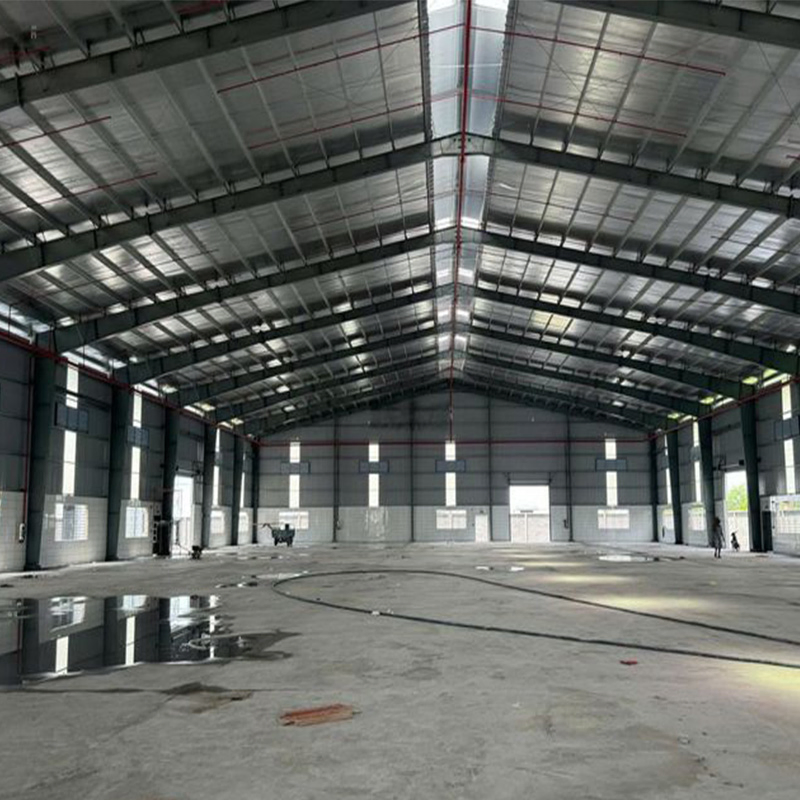 Construcción de marco de acero modular de ensamblaje rápido para oficina temporal en el sitio