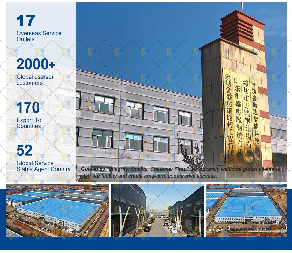 Edificio industrial moderno modular prefabricado personalizable
