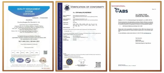 Certificados de Calidad