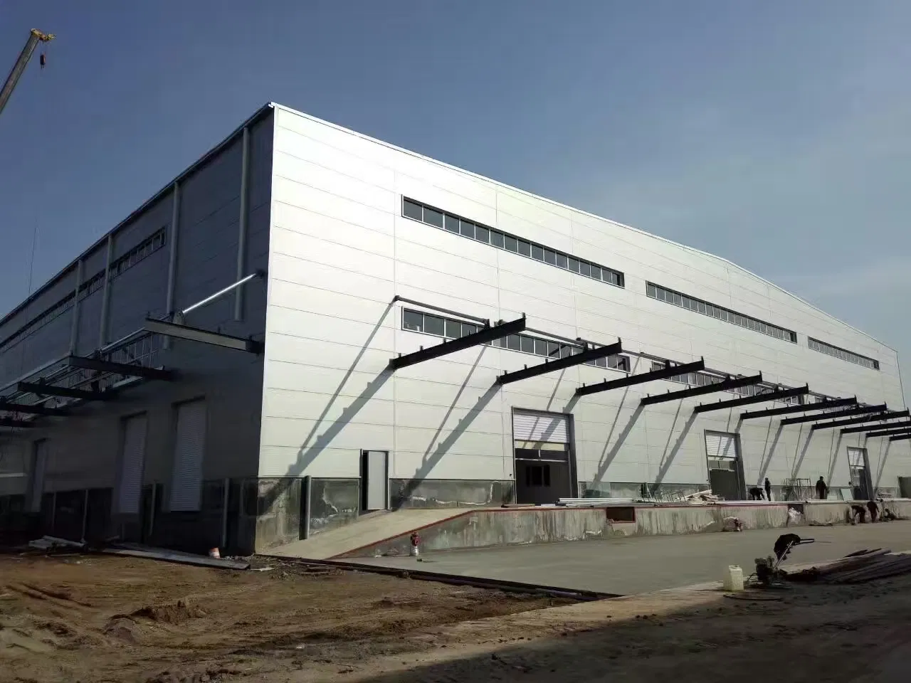 Edificio de almacén modular prefabricado personalizado de China, estructura de acero ligero, taller de acero