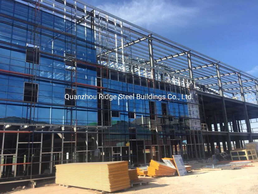 Edificios de acero enmarcados de alta altura de construcción rápida modular preingeniería de varios pisos