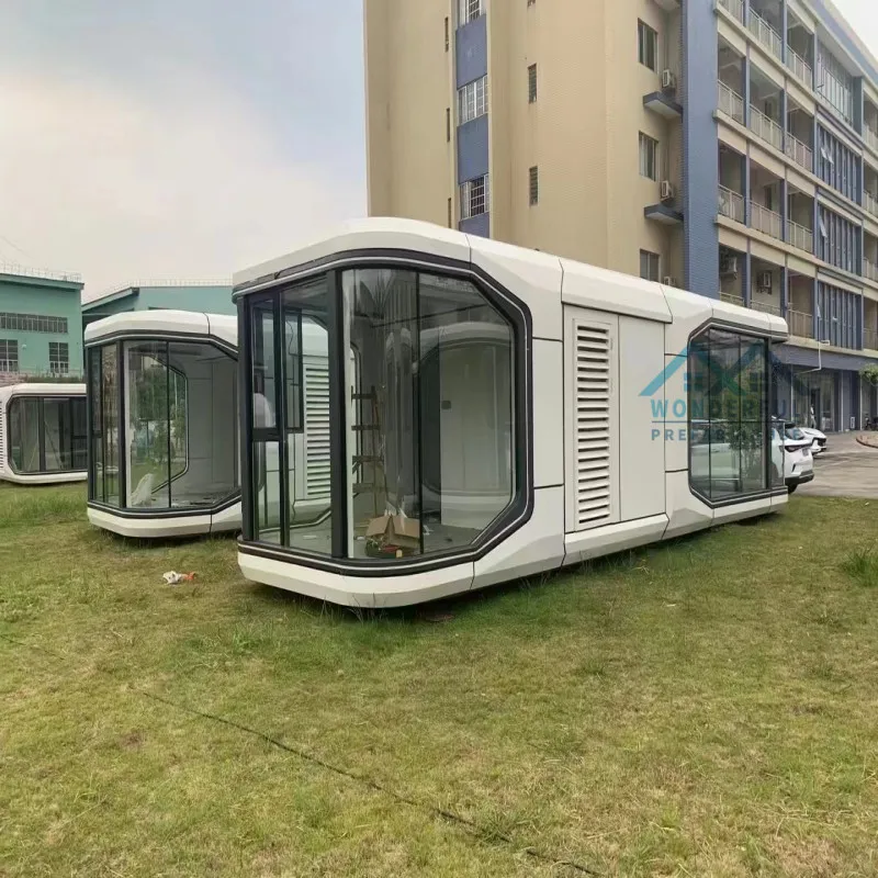 Casa Modular Prefabricada de Estructura de Acero Ligero Integrada con Tecnología Inteligente y Eficiente en Energía