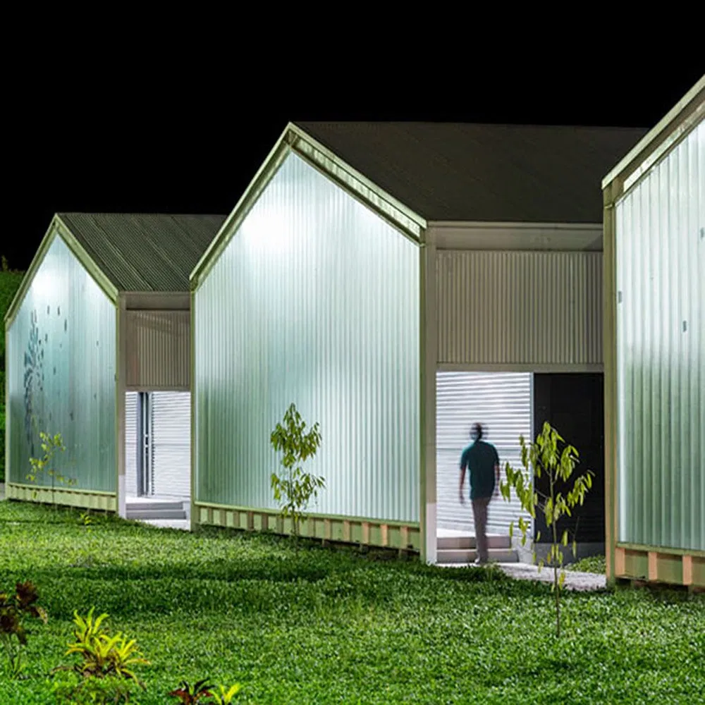 Instalación fácil de material de construcción de estructura de acero, viga H personalizada, edificio modular prefabricado de acero de múltiples pisos