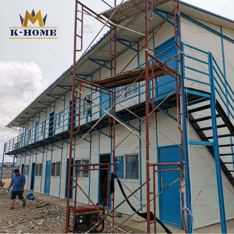 Edificio de oficina temporal modular prefabricado en Indonesia