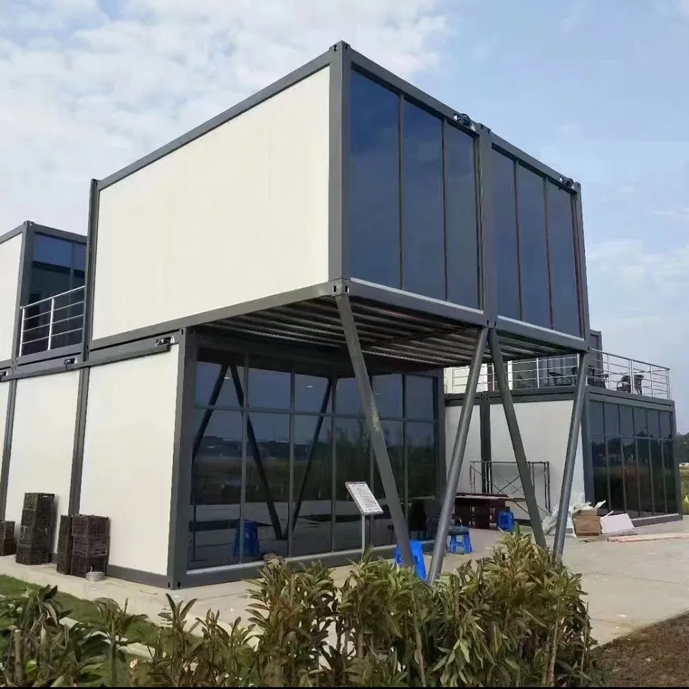 Edificio de oficina modular portátil asequible temporal de construcción rápida con CE ISO