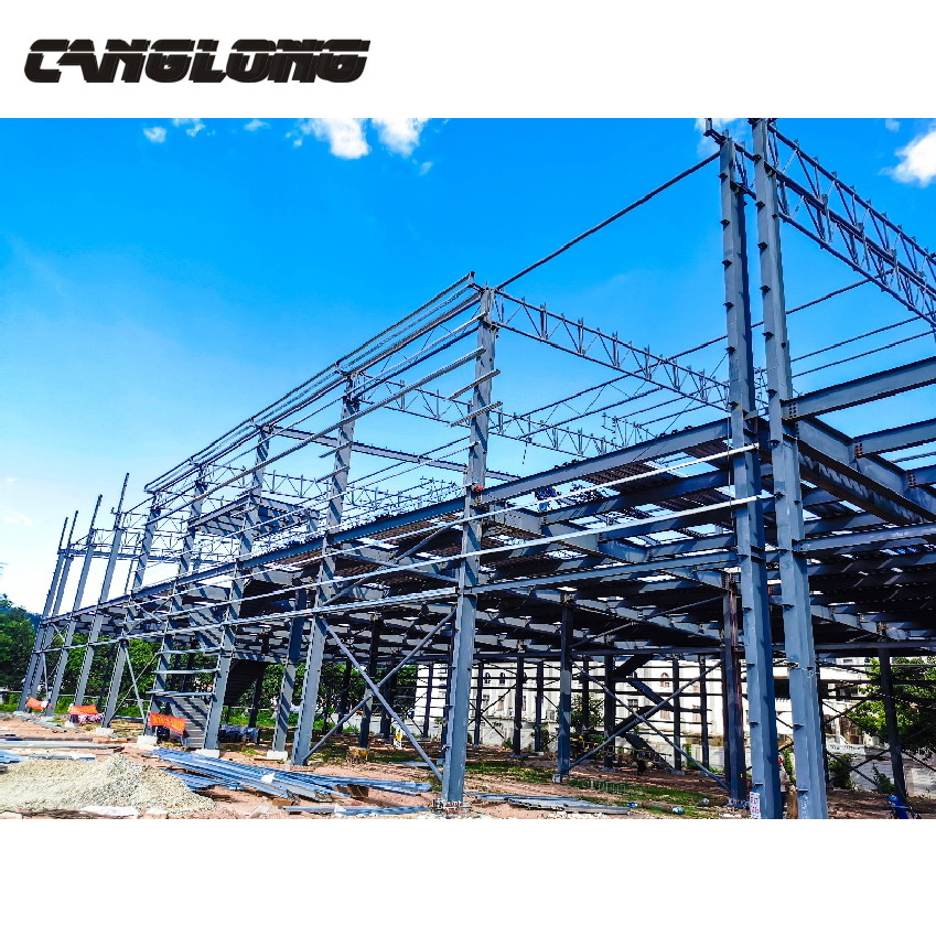 Estructura de acero versátil edificio educativo con aulas modulares para espacios de aprendizaje
