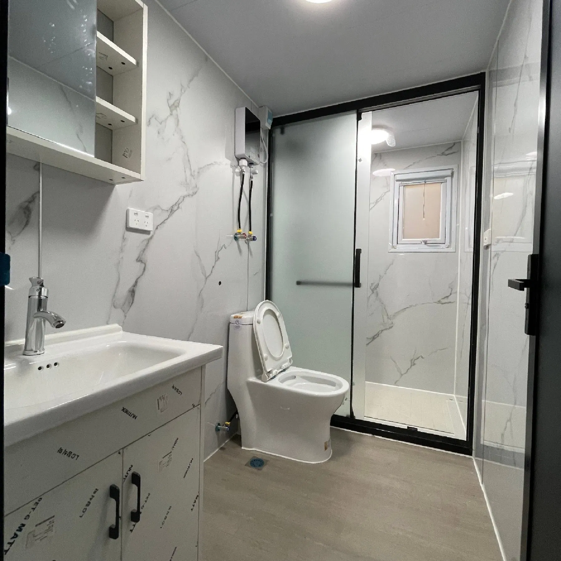 Gran conductividad térmica, eficiente en energía, seguro, portátil, casa modular expandible