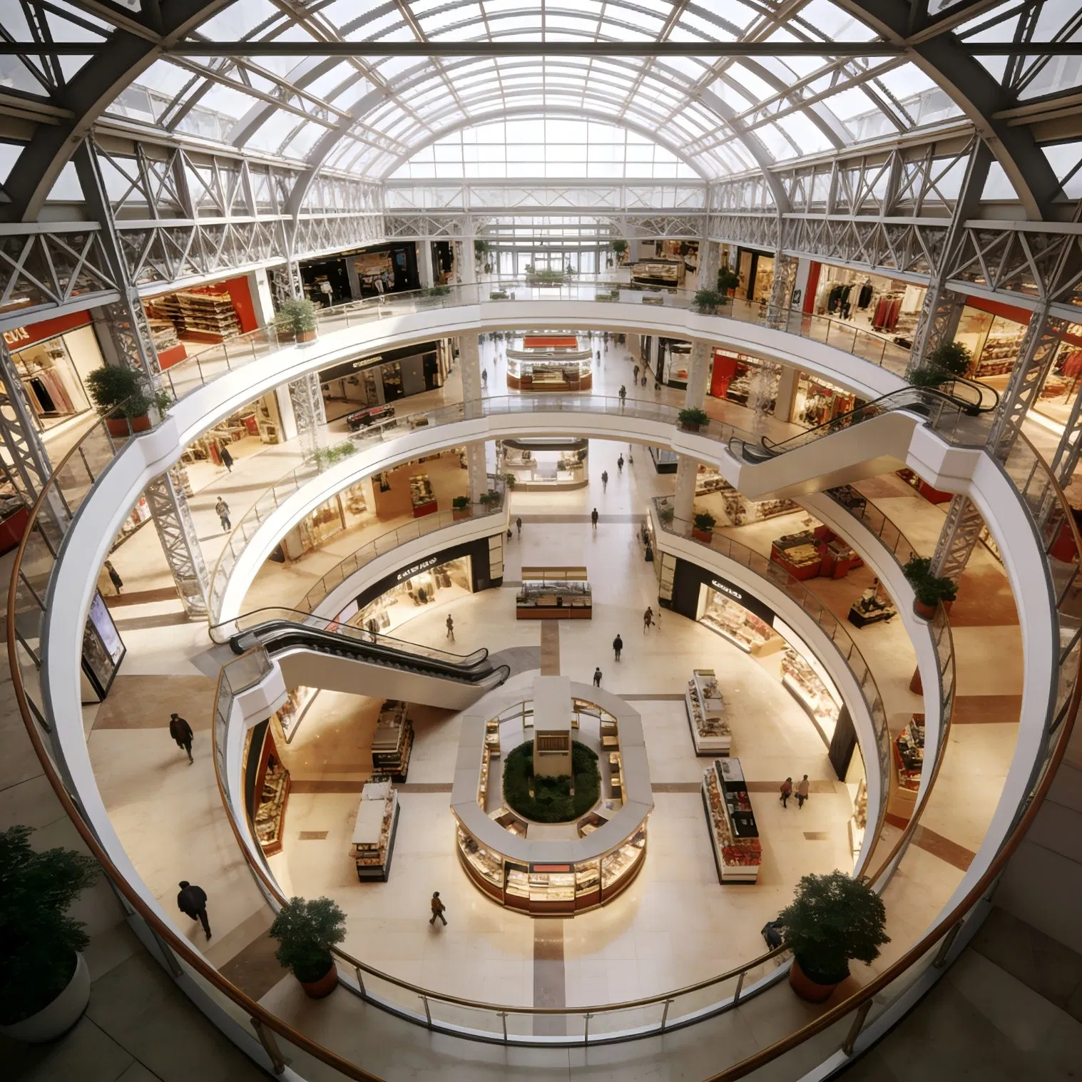 Diseño de Estructuras de Acero Construcción Modular de Gran Espacio Edificio Comercial