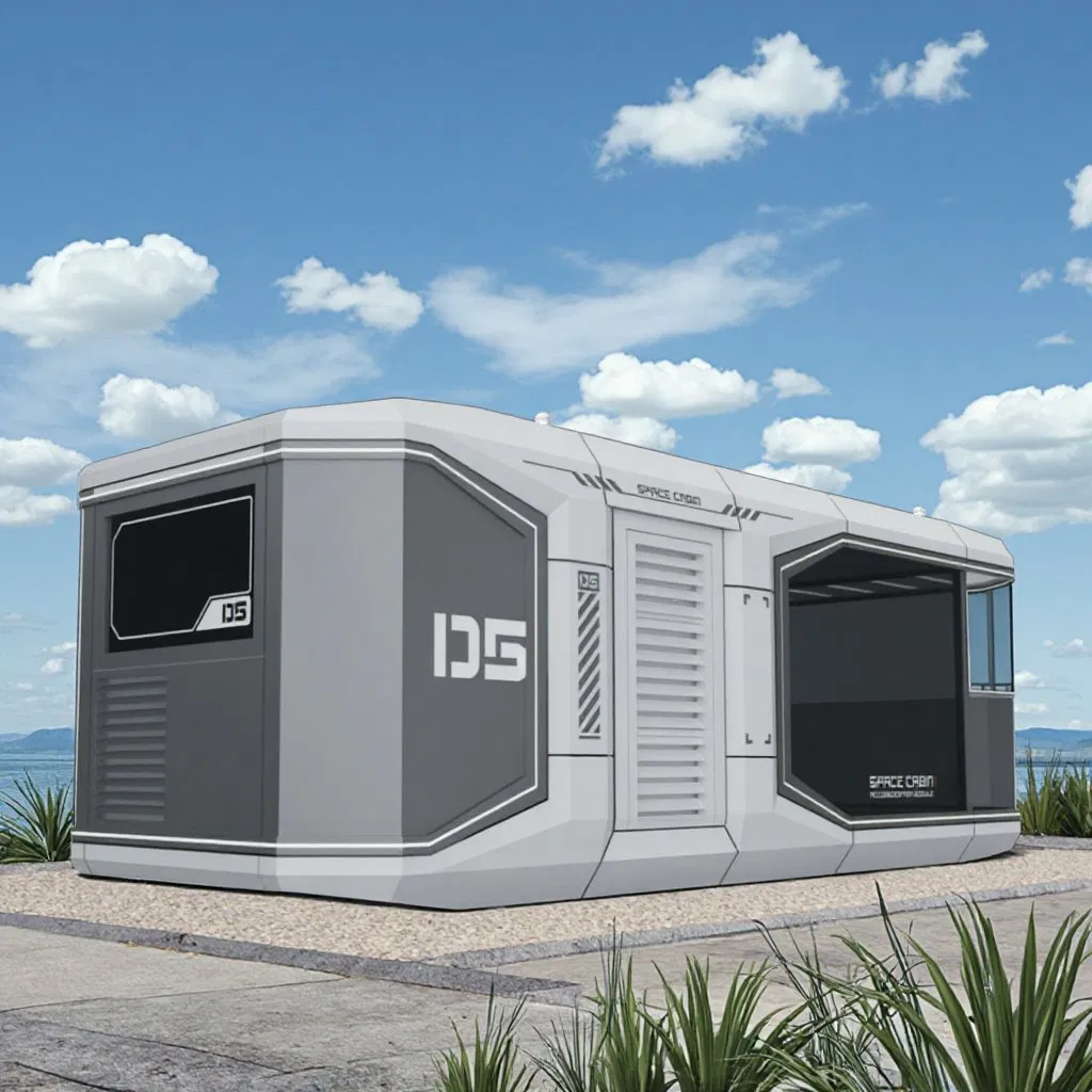 Aplicación de material ecológico para edificio modular ignífugo para hotel