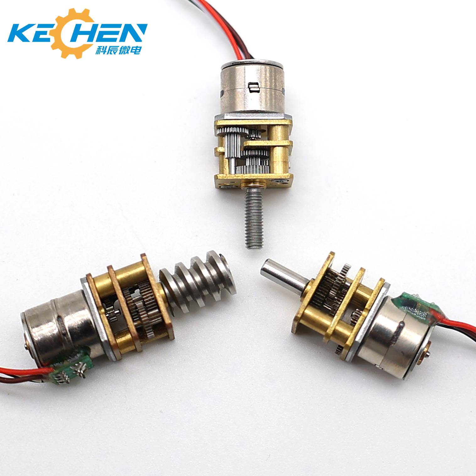 ROHS Certified 10mm DC Gear Stepper Motor with M3 Threaded Shaft Linear Pattern Permanent Magnet for Linear Motion Applications