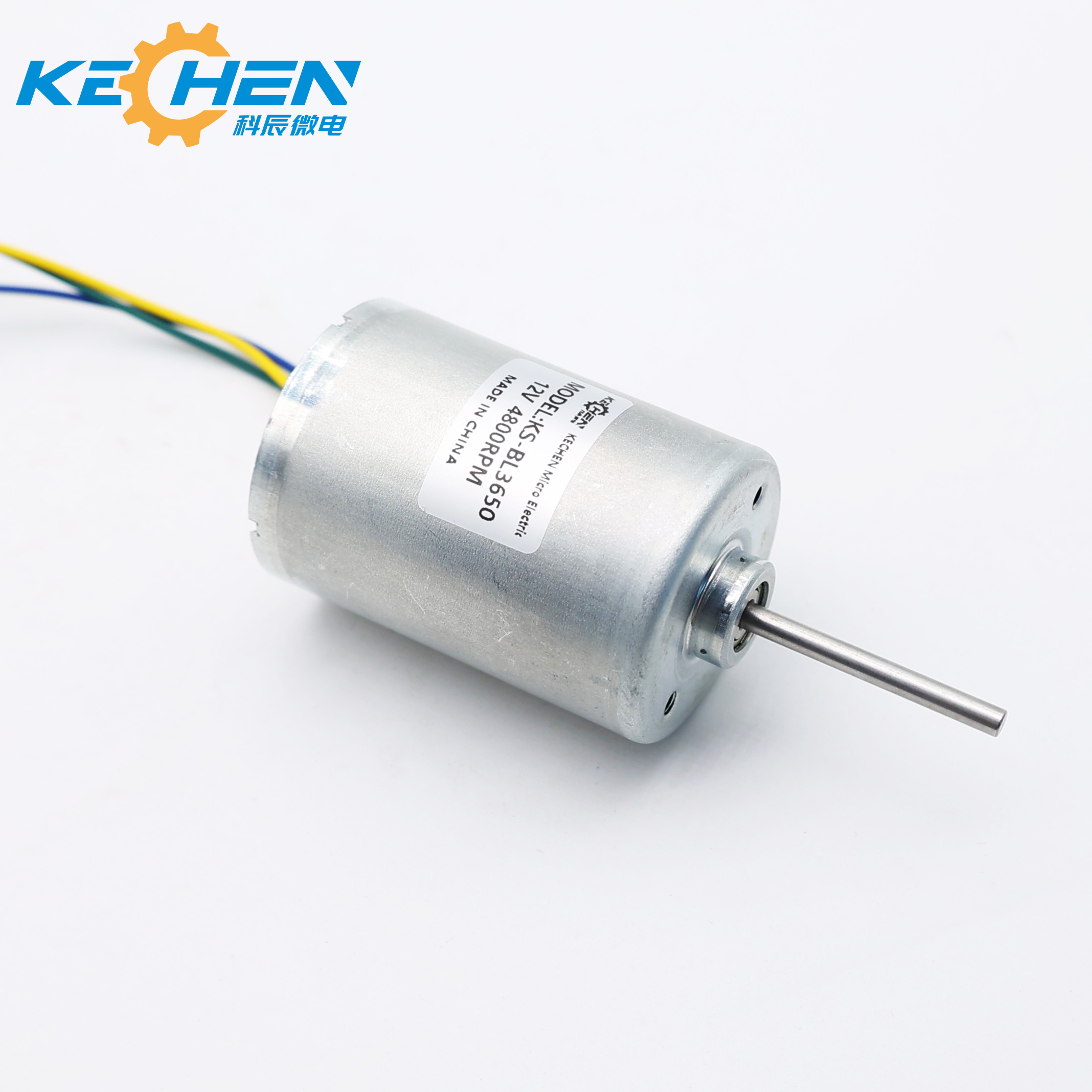 36mm Brushless DC Electric Micro Motor BL3650 12V 6500RPM Speed Low Noise Permanent Magnet for Sweeping Robot Steel Metal
