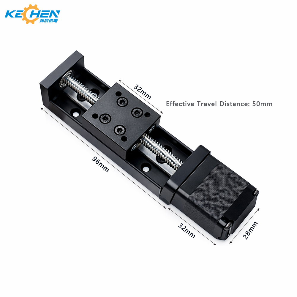 NEMA 11 Captive Linear Stepper Motor Actuator 50mm 100mm 150mm 200mm 250mm 300mm Stroke for Automation