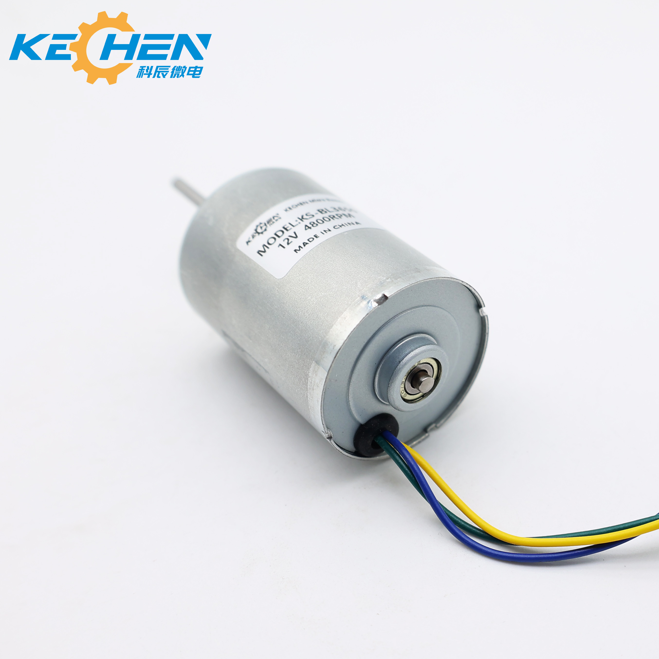 36mm Brushless DC Electric Micro Motor BL3650 12V 6500RPM Speed Low Noise Permanent Magnet for Sweeping Robot Steel Metal