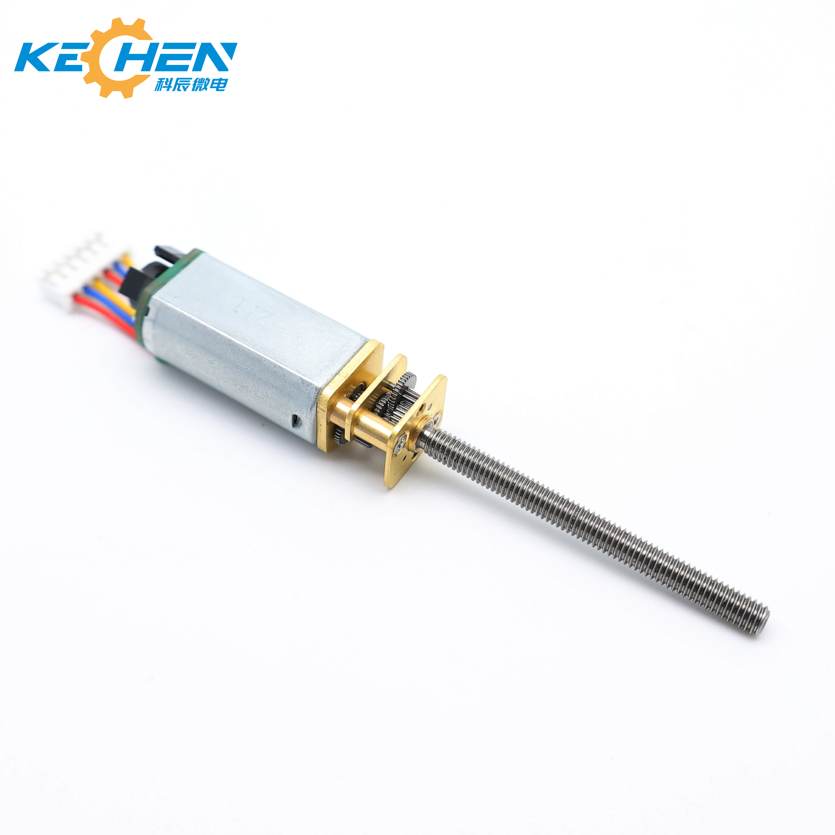Customized 5V Linear Actuator Micro Metal Geared Encoder 6V 155RPM 16mm Low 24V Permanent Magnet Durable Brush DC Motor