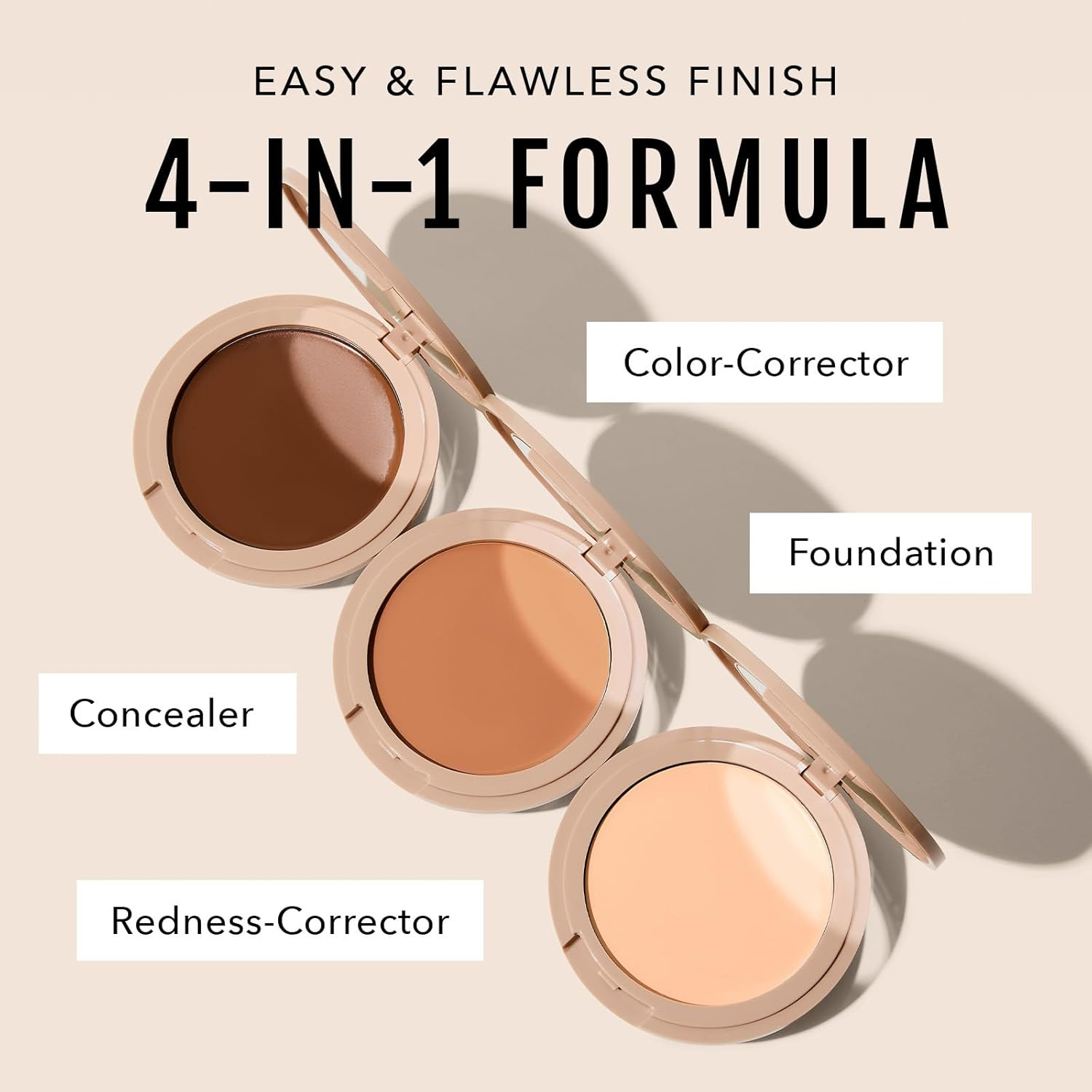 Private Label Natural Mineral Moisturizing Cream Concealer for Unisex Use High Coverage Soft Matte Long Lasting