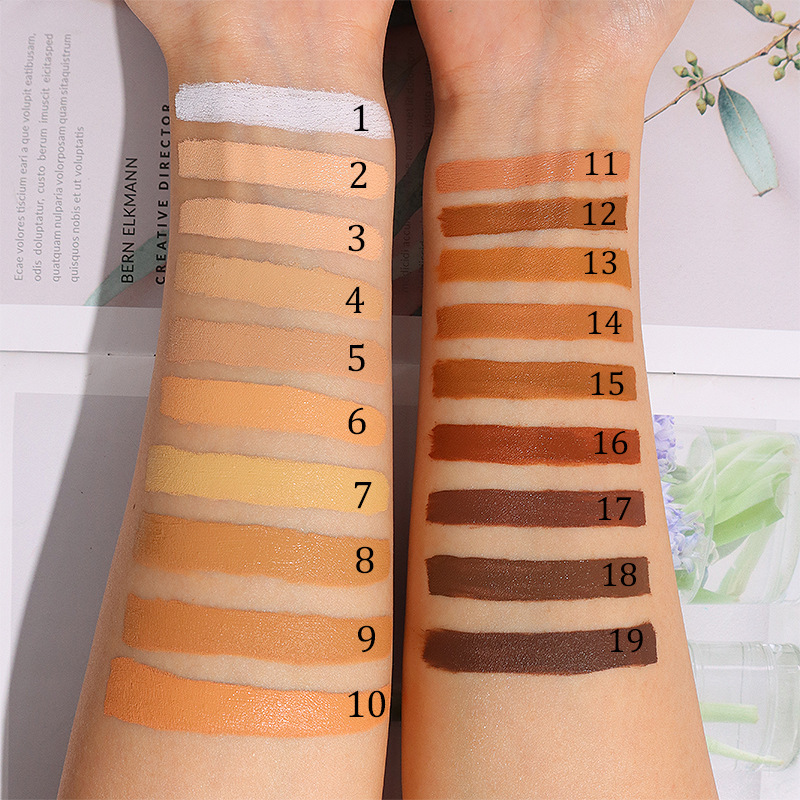Cream Concealer Palette Full Coverage 19 Colors Concealer Foundation Lasting Matte Waterproof Private Label Brighten Face Makeup