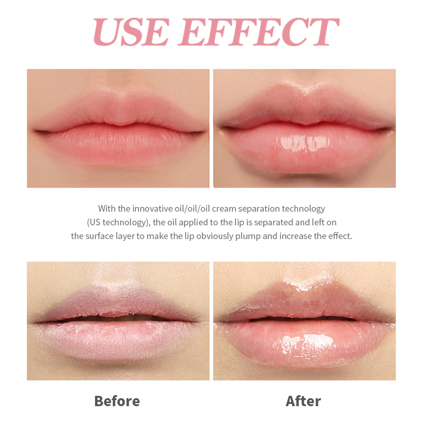 Lip Gloss Plumper Glossy Lifter Gloss Hydrating Volumizes High-Shine Lip Plumping Lip Makeup