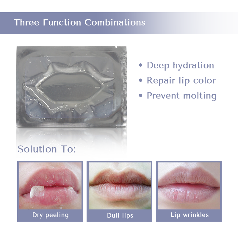 Transparent Sheet Lip Mask with Vitamin C &amp; Collagen for Face &amp; Lips Moisturizer Anti-Wrinkle Care Wholesale OEM/ODM