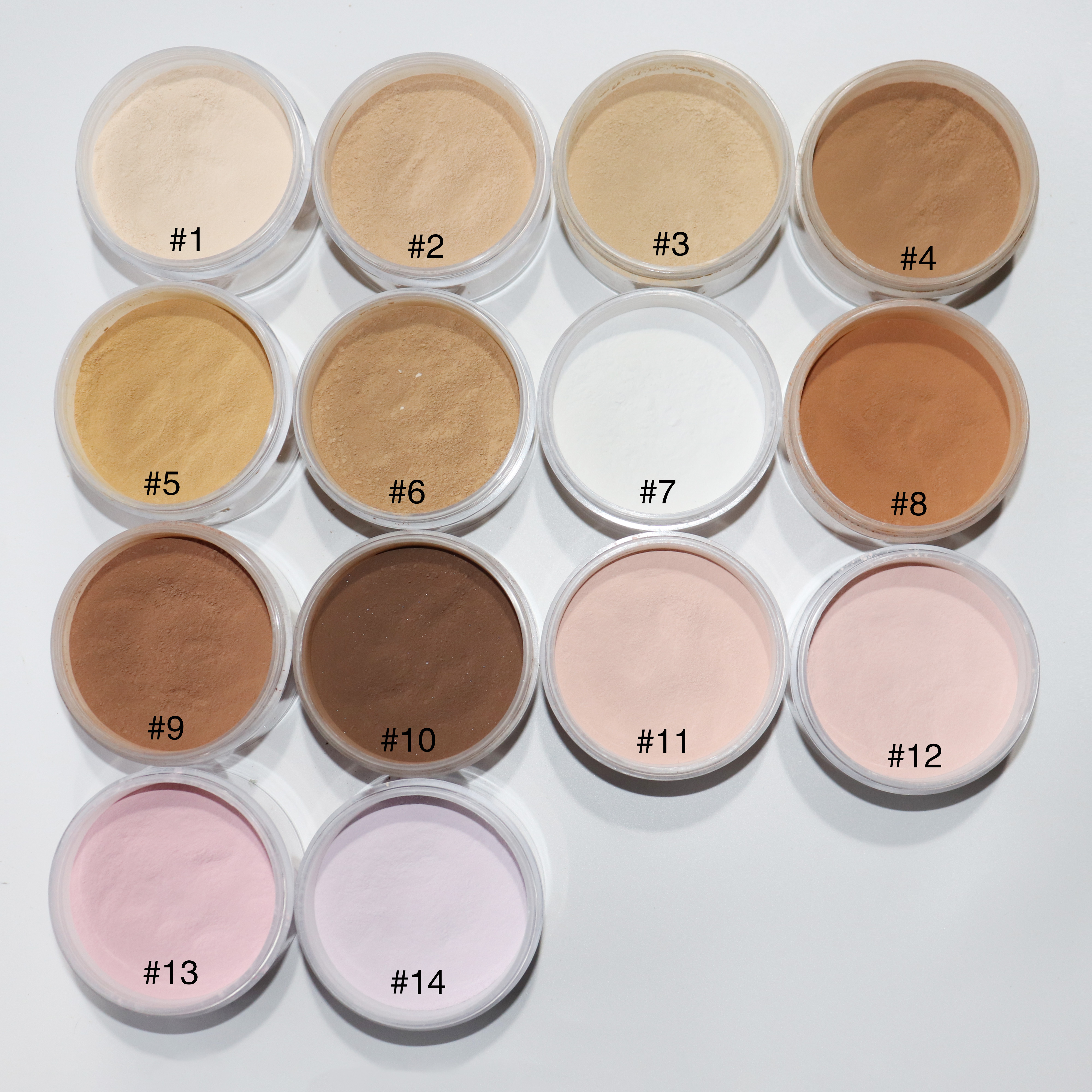 Makeup Face 14 Colors Loose Powder Oil Control Base Foundation Setting Powder