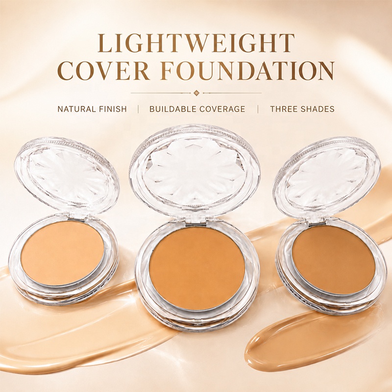 Custom Foundation Cream OEM Clean Formula Factory Waterproof Long-Lasting Concealer Full Coverage Foundation Cream Private Label