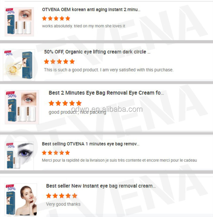 OTVENA Rapid Eye Lift Under Eye Cream For Puffiness And Dark Circles Eye Area Treatment Serum