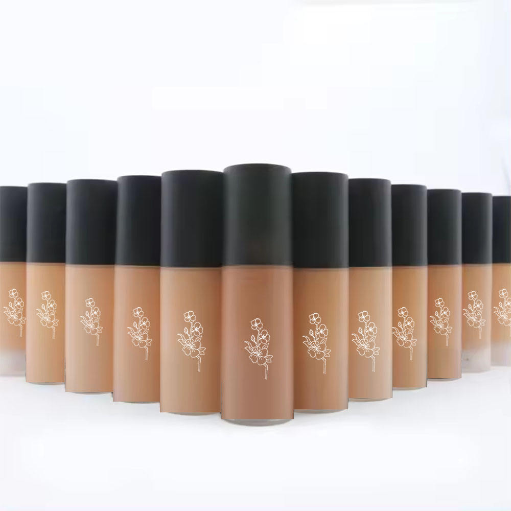 Long-Lasting Mineral BB Cream Liquid Foundation Sunscreen Brightening Tone Skin Concealing Breathable