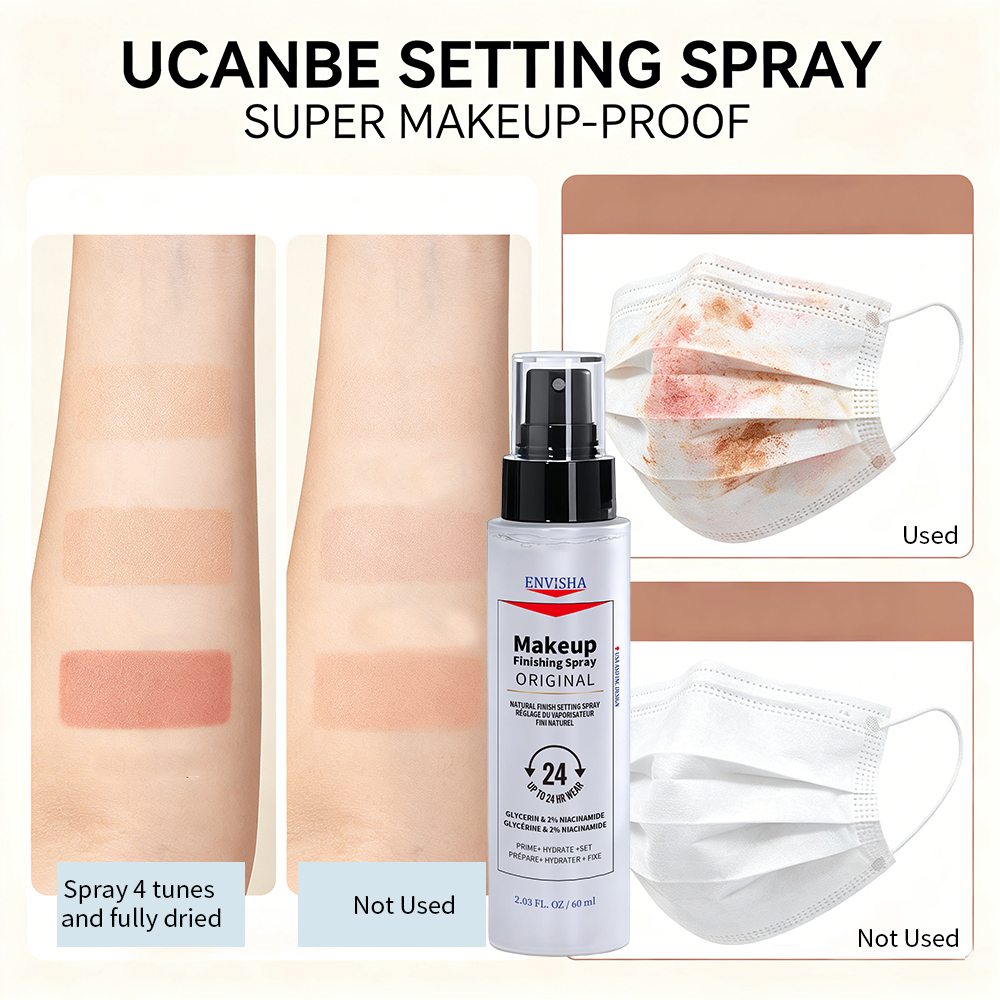 OEM/ODM Face Care Natural Finish Matte Radiant Setting Spray Moisturizing Pore Minimizing Makeup Spray Setting Spray