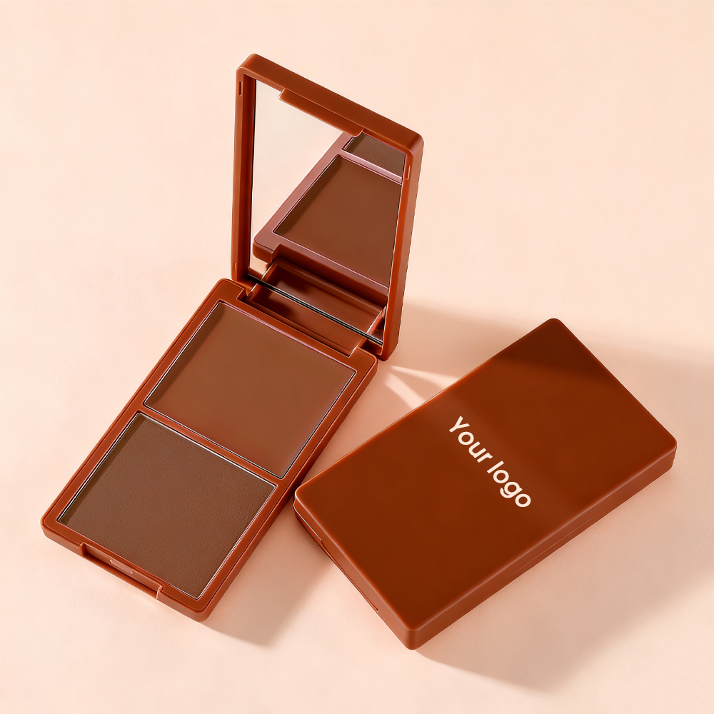 Cream &amp; Powder Contour Palette Mineral Makeup Bronzer Custom Contour Makeup Powder Private Label