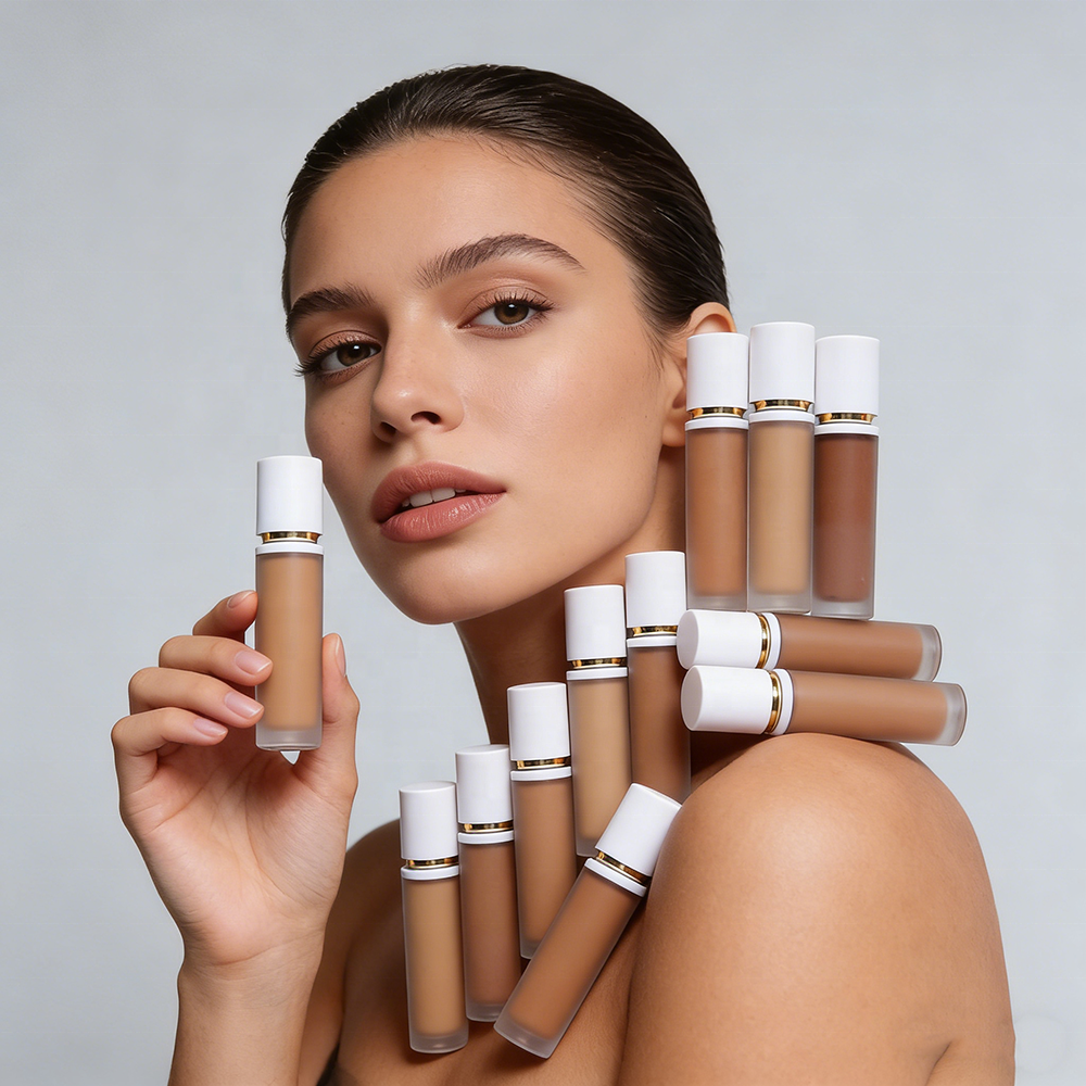 Custom Private Label High Definition Liquid Concealer Full Coverage Vegan Waterproof Face Cream Makeup Wholesale