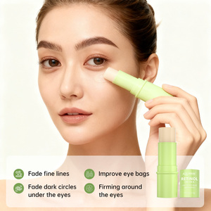 Private Label Instant Eyebags Removal Under Eye Dark Circles Remove Caffeine Eye Cream Anti Wrinkle Nourishing Retinol Eye Stick