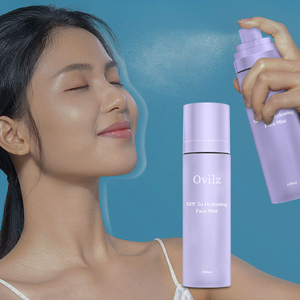 SPF50 Hyaluronic Acid Sunscreen Face Mist UV Protection Moisturizing Spray With Cream Sunscreen Technology OEM/ODM