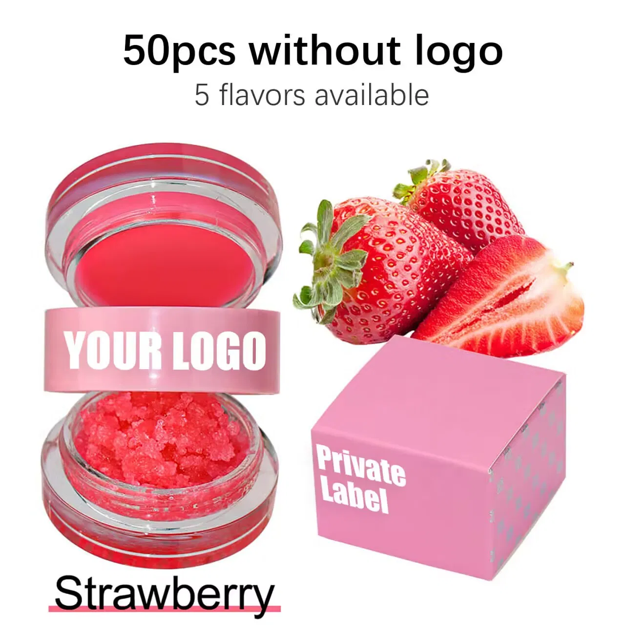 Private Label Lip Vegan Cruelty Free Waterproof Lip Scrub