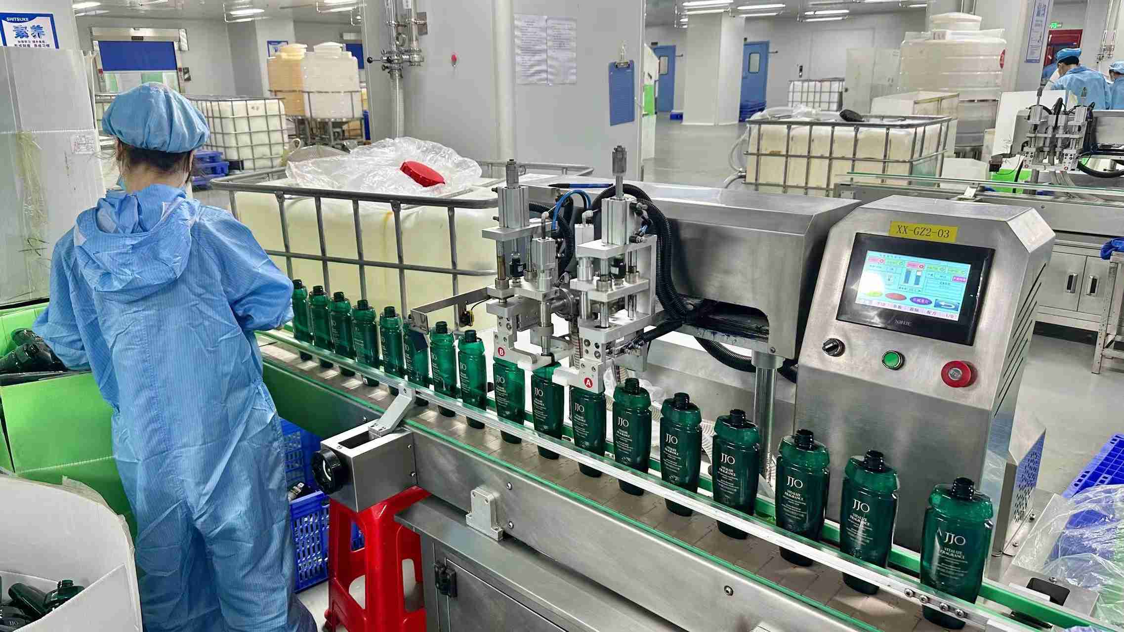 Bremma Beauty semi-automatic filling line for cosmetic products
