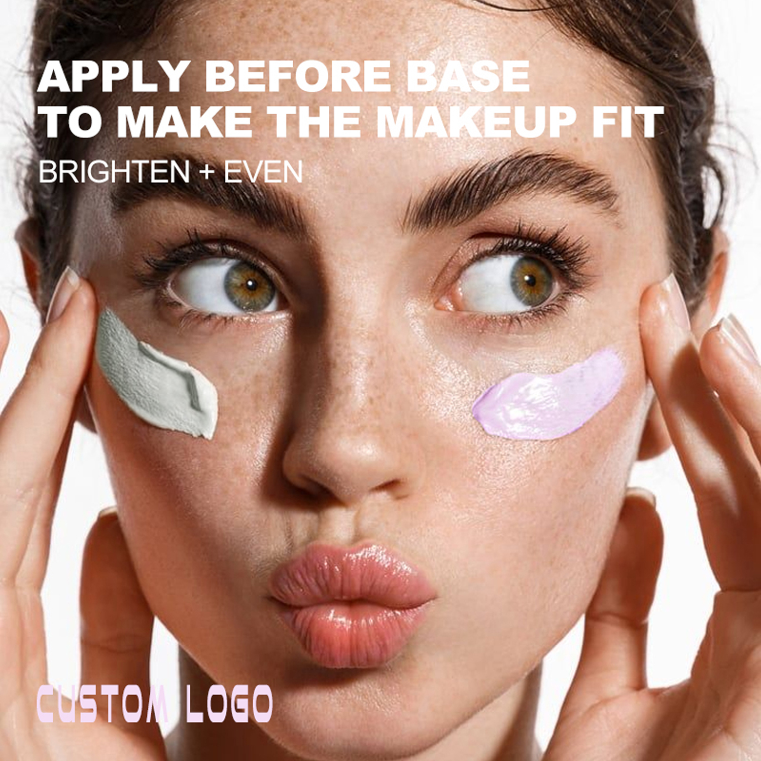 Natural Cover Dark Eye Circles Acne Lightweight Long Lasting Face Primer SPF35 Moisturizing Mineral Makeup Primer Liquid Custom