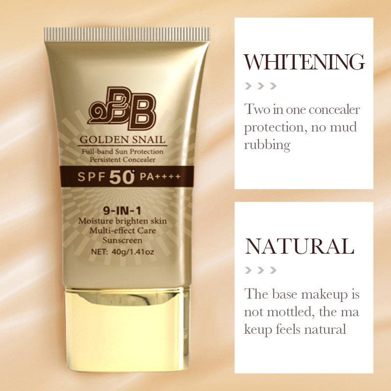 Bb Cream Concealer Foundation Sunscreen Golden Snail Concealer Liquid Foundation