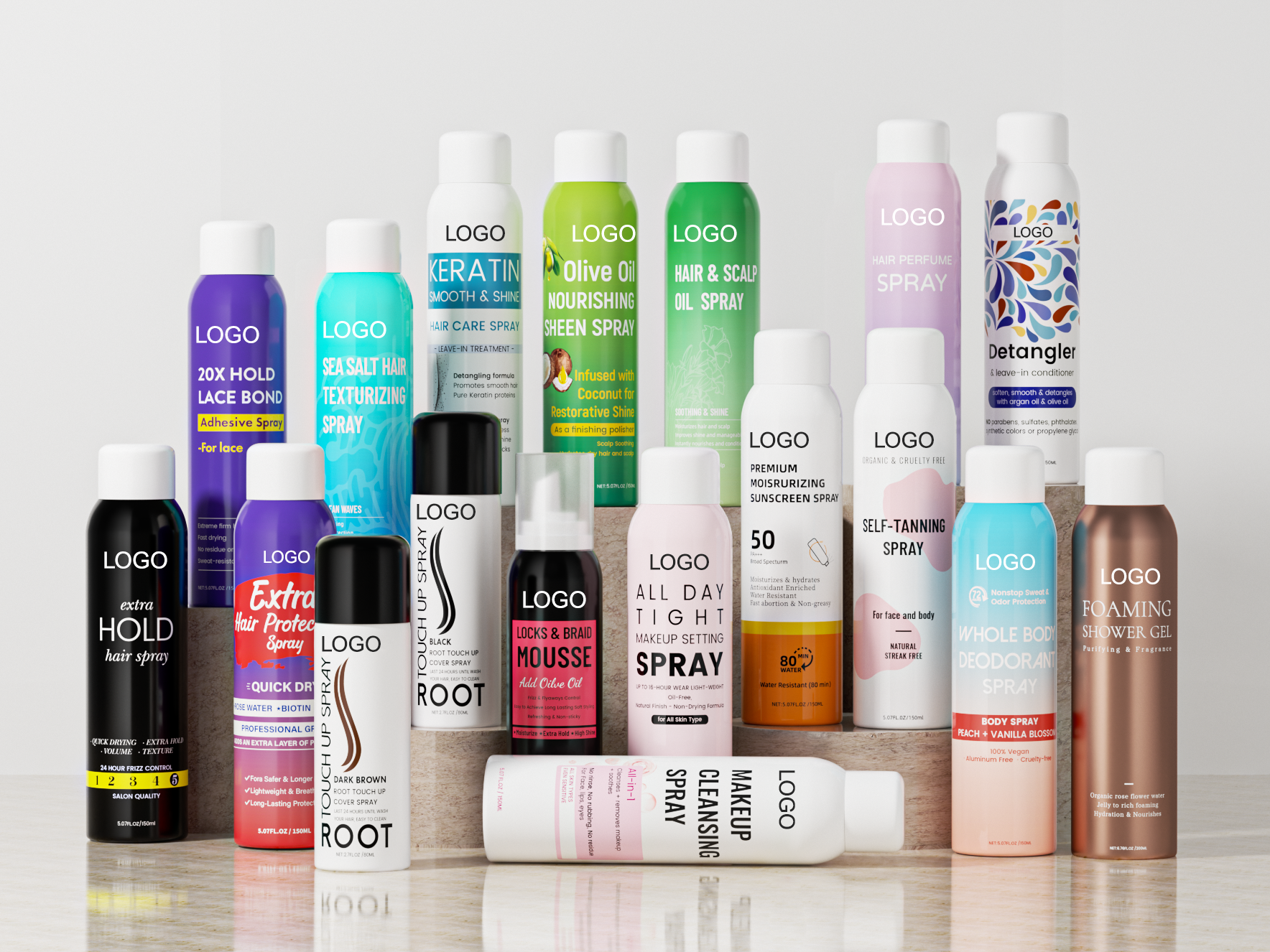 Private Label 3 Second Setting Spray For Microfine Mist 36HR Lock Makeup Extender Sweatproof Transfer Resistant