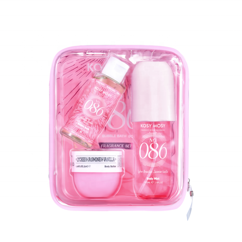 Kosy Mosy Creamy Vanilla Cotton Candy Gourmand Fragrance Set - Long Lasting Body Mist 100ml+60ml+50g 2026 Trending Scent