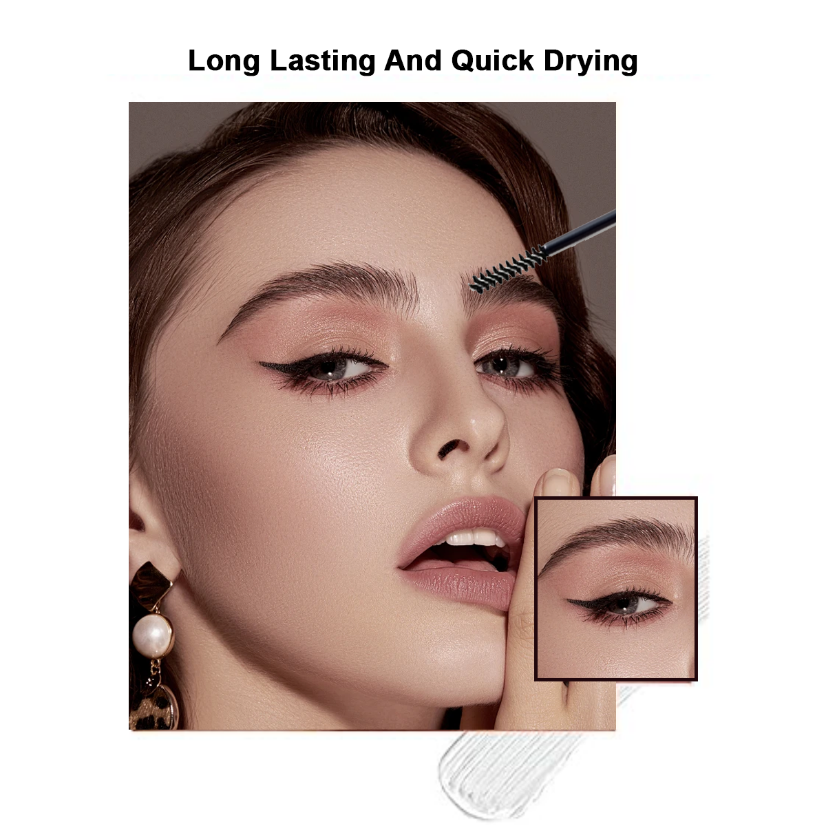 Private Label Custom Logo Long Lasting Vegan Eye Brow Gel Lifting Mascara Clear Brow Styling Eyebrow Gel Waterproof Brow Gel