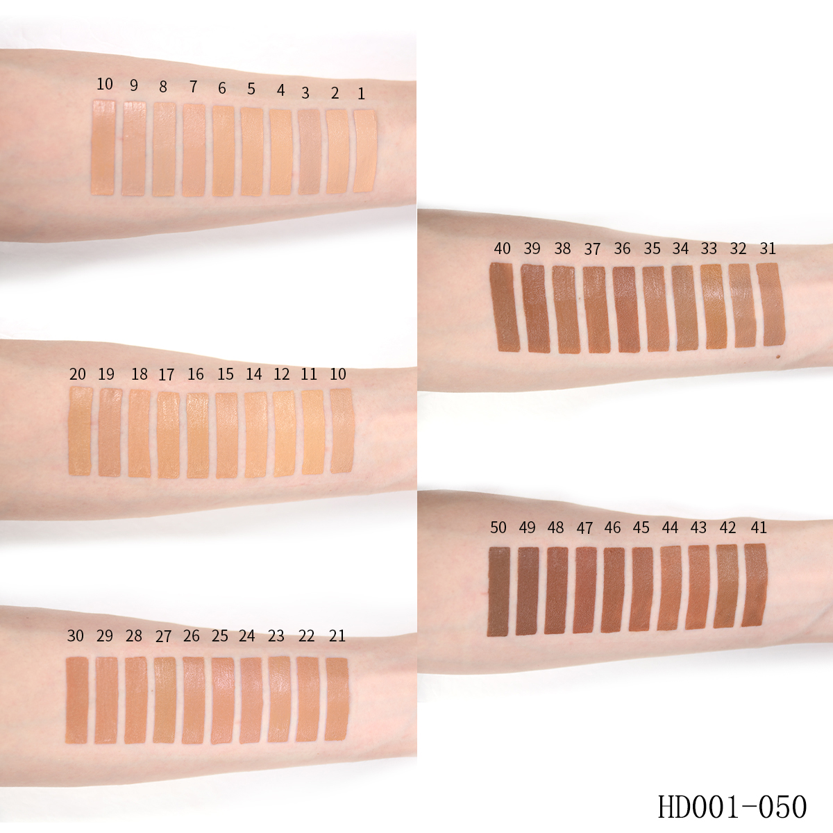 Make Your Own High Quality Foundation Liquid Full Cover Long Lasting Private Label Matte Waterproof Makeup Foundation Liquid OEM