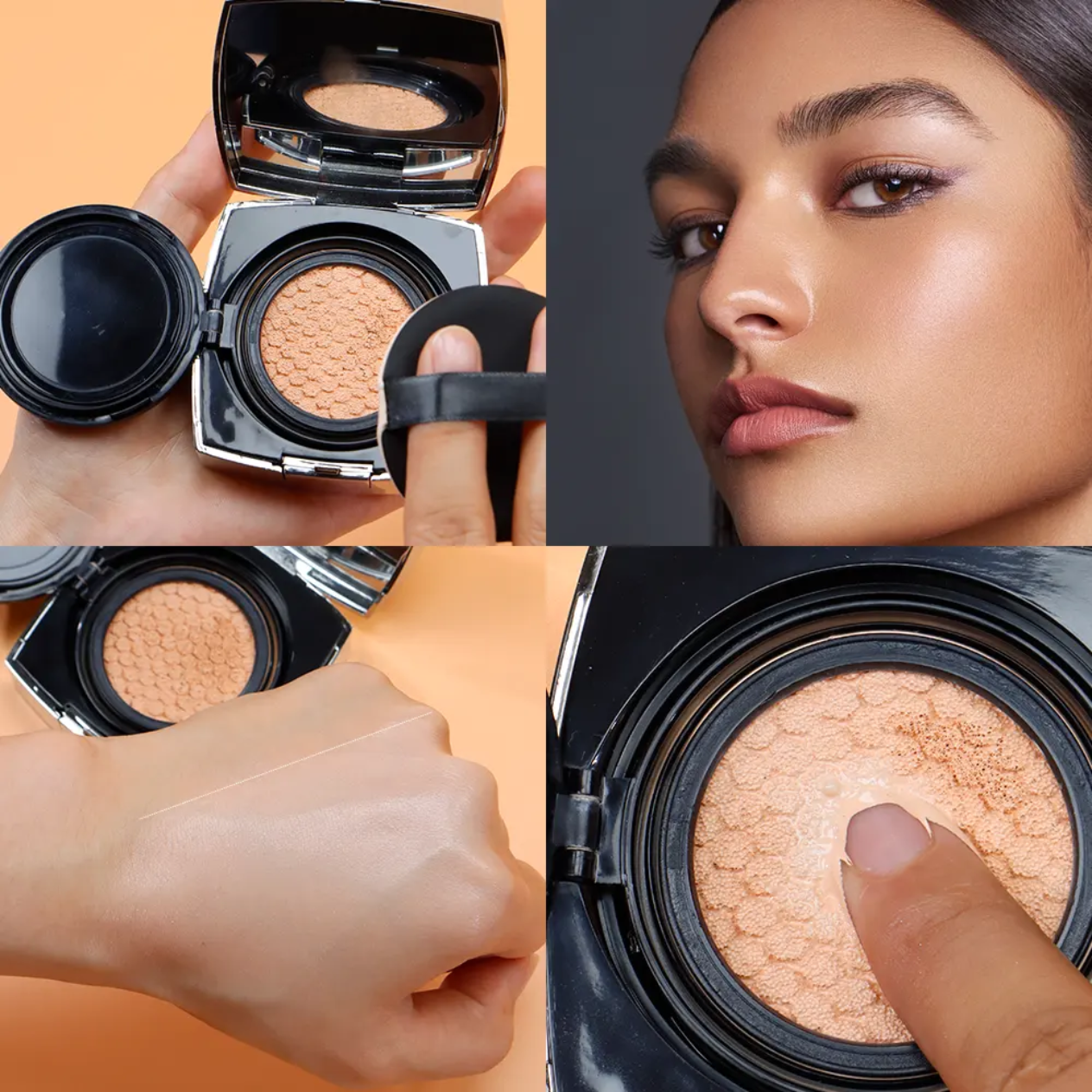 Air Cushion Bb Cream Waterproof Natural Cream Sunscreen Concealer Makeup Lustrous Moisturizing Durable Waterproof