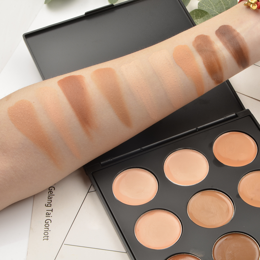 1pcs Can Print Logo Makeup Natural Waterproof Palette Concealer Cream Concealer Palette Cosmetic Foundation Creamy Concealer