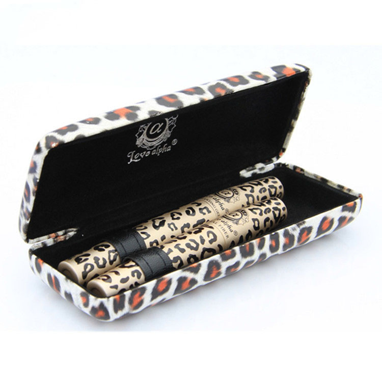 Cross-Border New Product Thick, Curled, Extra-Long Leopard Print Fiber, Long, Waterproof and Non-Smudge Mascara