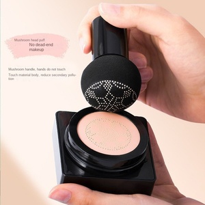 Customizable Concealer Moisturizing Foundation Liquid Small Mushroom Head Air Cushion BB Cream OEM Processing-Net Red Color