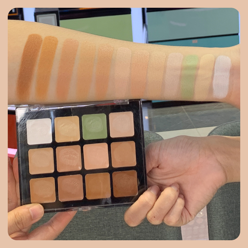 Private Label Cream Concealer Palette Full Coverage Face Foundation Contour Natural Moisturizing &amp; Brightening Concealing