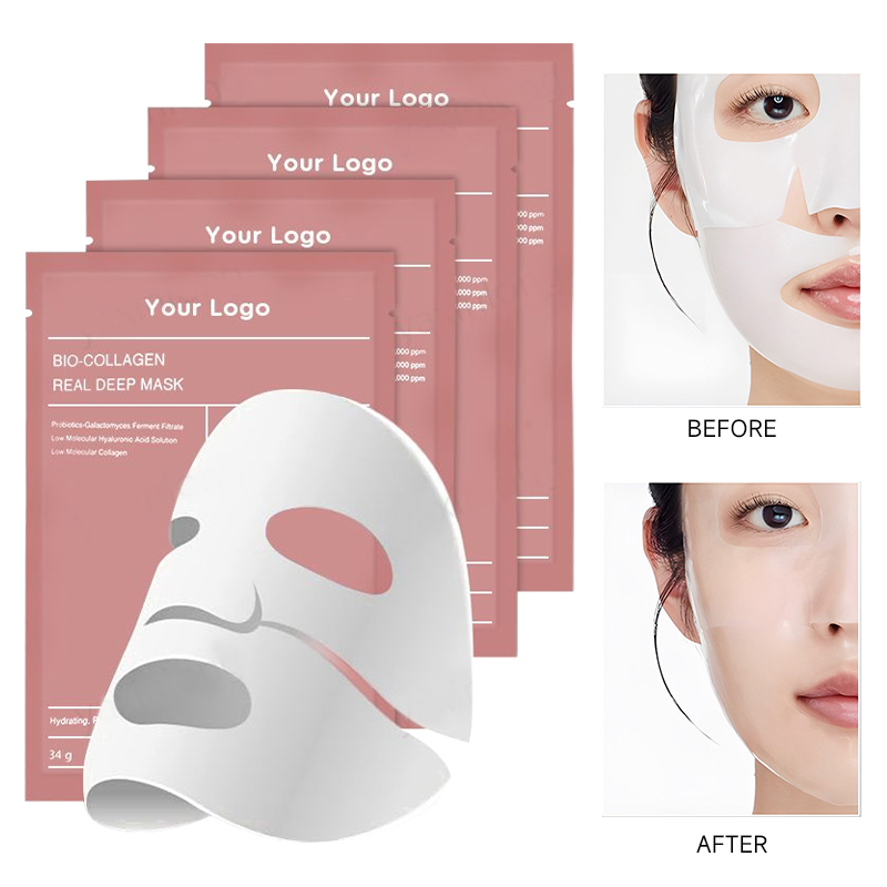 Private Label Korean Collagen Mask Bio Collagen Pore Minimizing Real Deep Mask