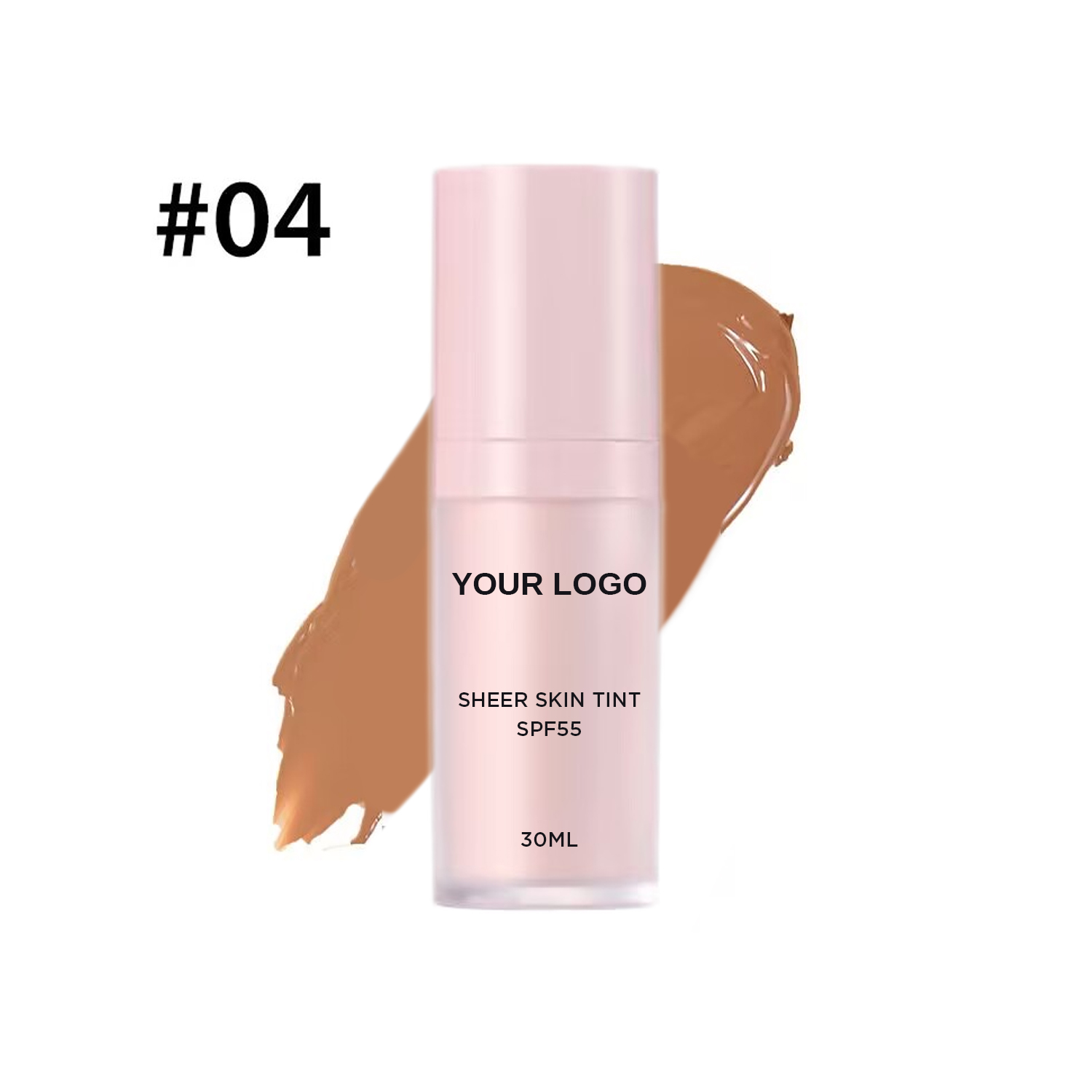 OEM Custom Sunscreen Vegan Moisturizer Concealer Liquid Foundation Private Label Waterproof Long-Lasting SPF55 Oil-Control